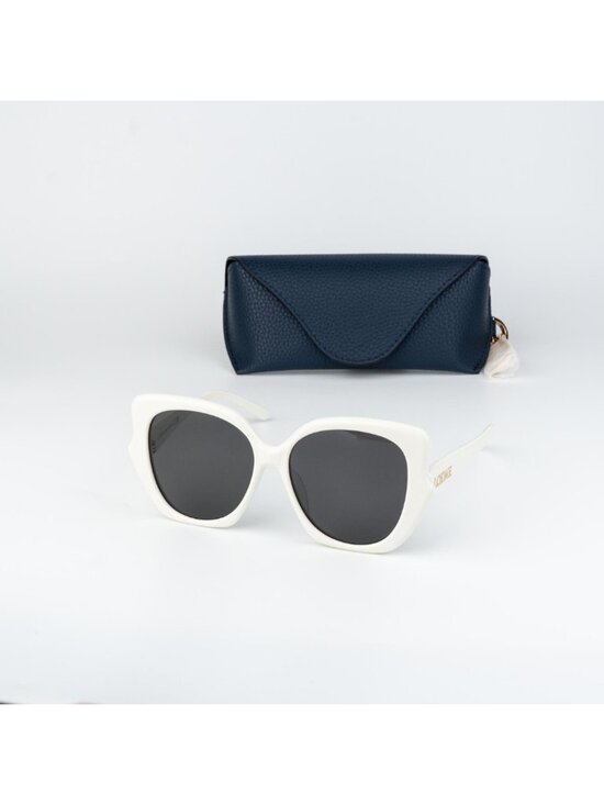 Loewe Women Sunglasses Ivory Smoke Butterfly LW40133F INFLATED 25A NEW AUTHENTIC main image 4